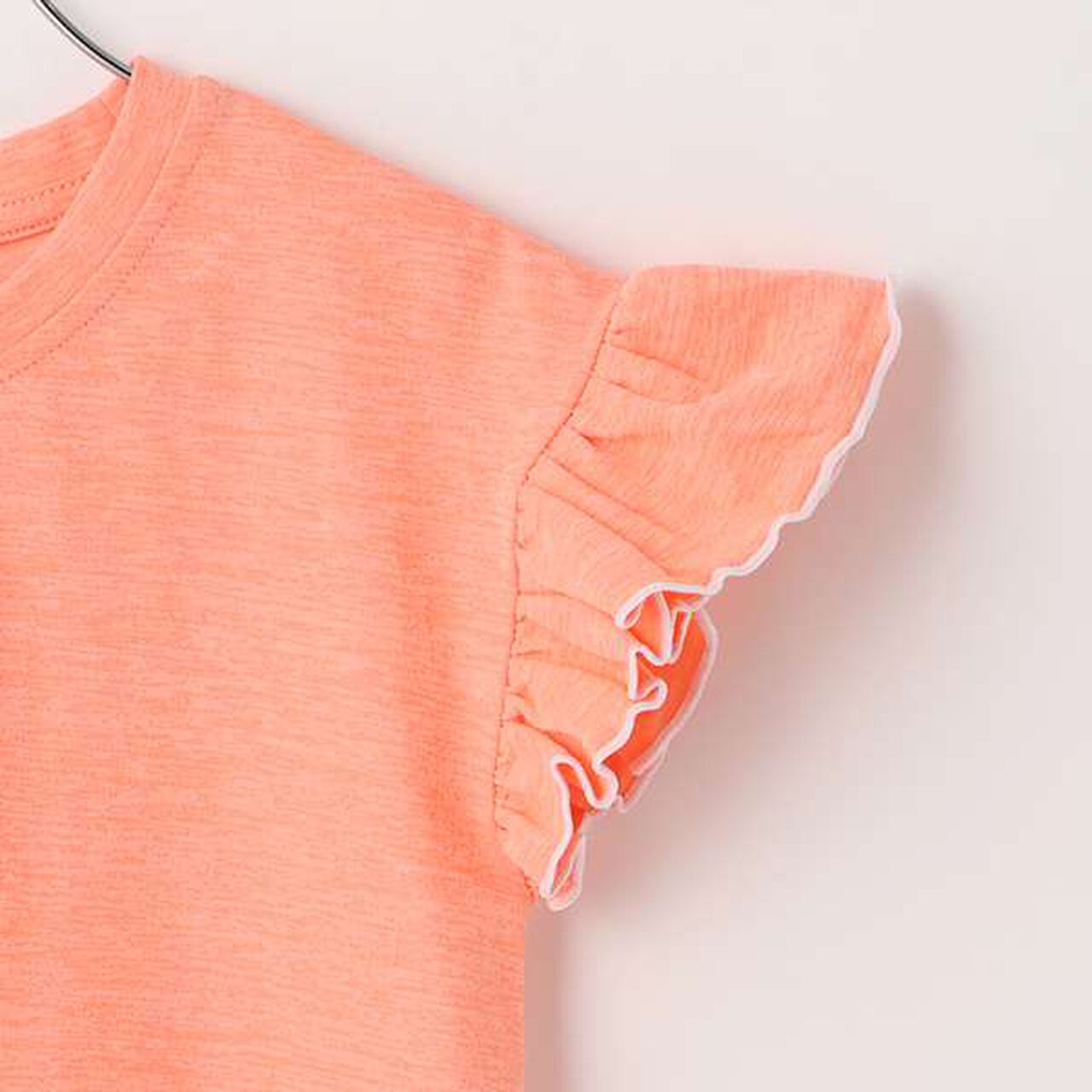 [Cool Touch] Sleeve Frill T-Shirt,Purple, large image number 9