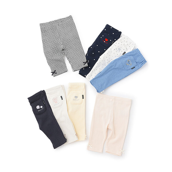 [Affordable] GIRLS 7-length Leggings,Cream, medium image number 9