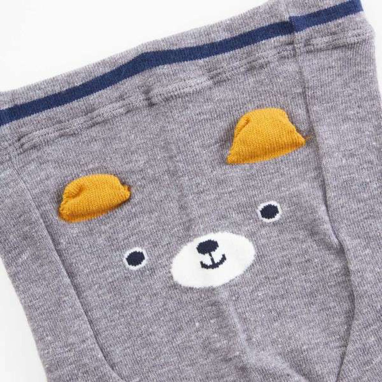 [Made in Japan] KPBOY Bear Ear Baby Tights Spats (7/8 Length) (0-0),Navy, large image number 7