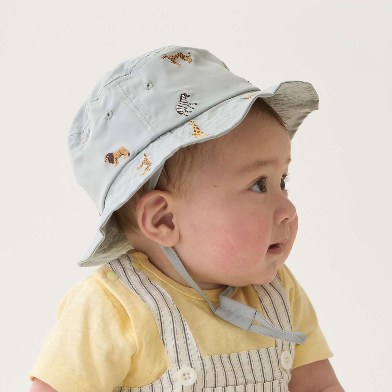 [Heat-Resistant] Embroidered Bucket Hat,Pink, large image number 6