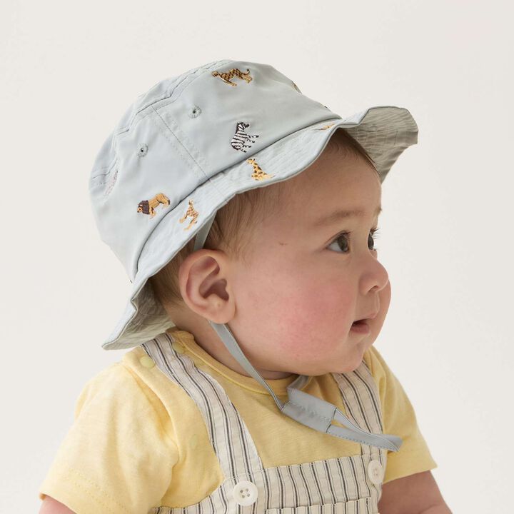 [Heat-Resistant] Embroidered Bucket Hat,Pink, medium image number 6