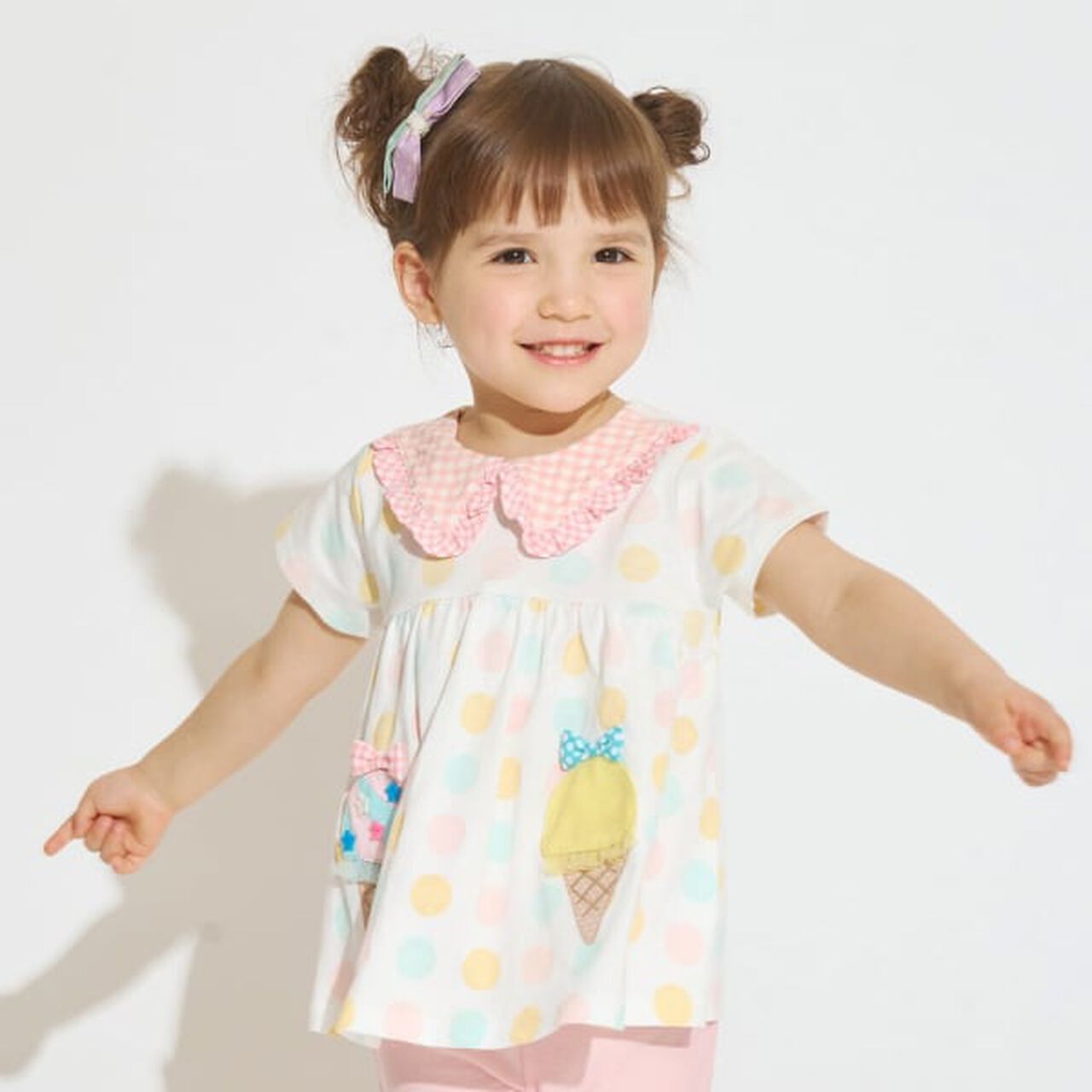 [31 Ice Cream] Twin Ice Tunic,Pink, large image number 2