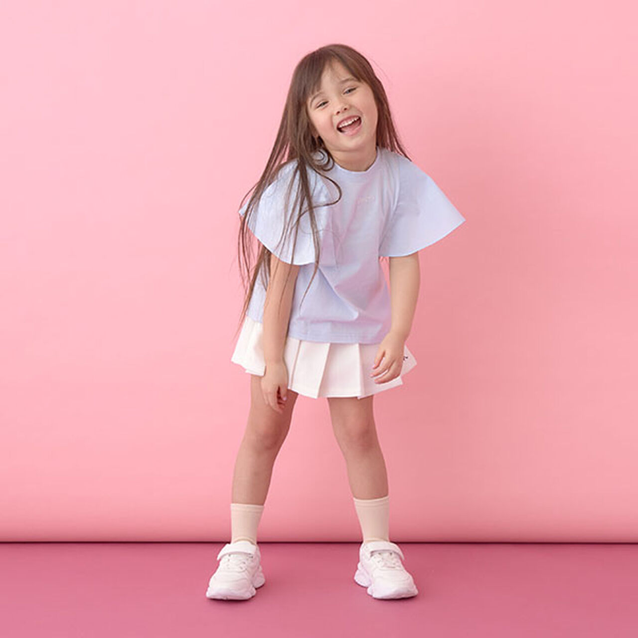 [Reversible] Soft Cotton Flare Sleeve T-Shirt,Moderate pink, large image number 15