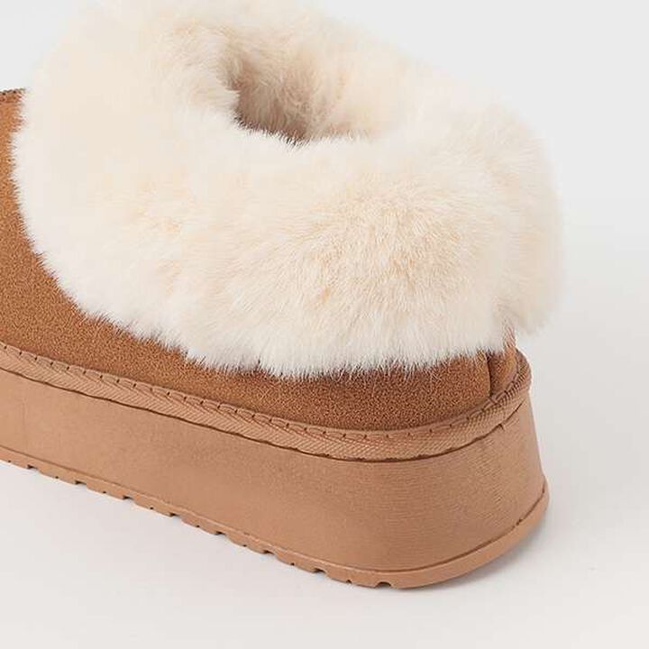 Thick Sole Mouton-style Boots,Camel, medium image number 4