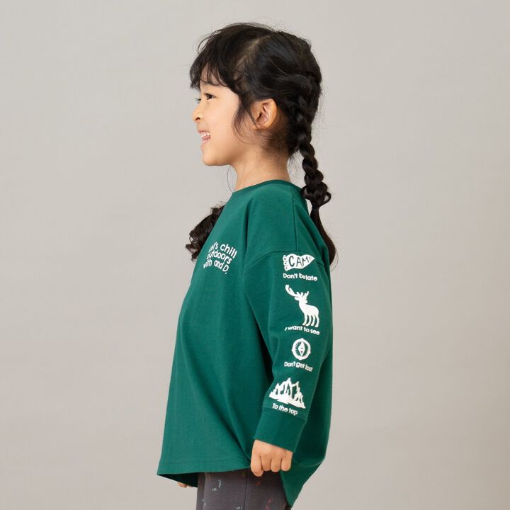 100% Cotton Assorted Sleeve Printed Long Sleeve T-Shirt,Cinnamon, medium image number 6