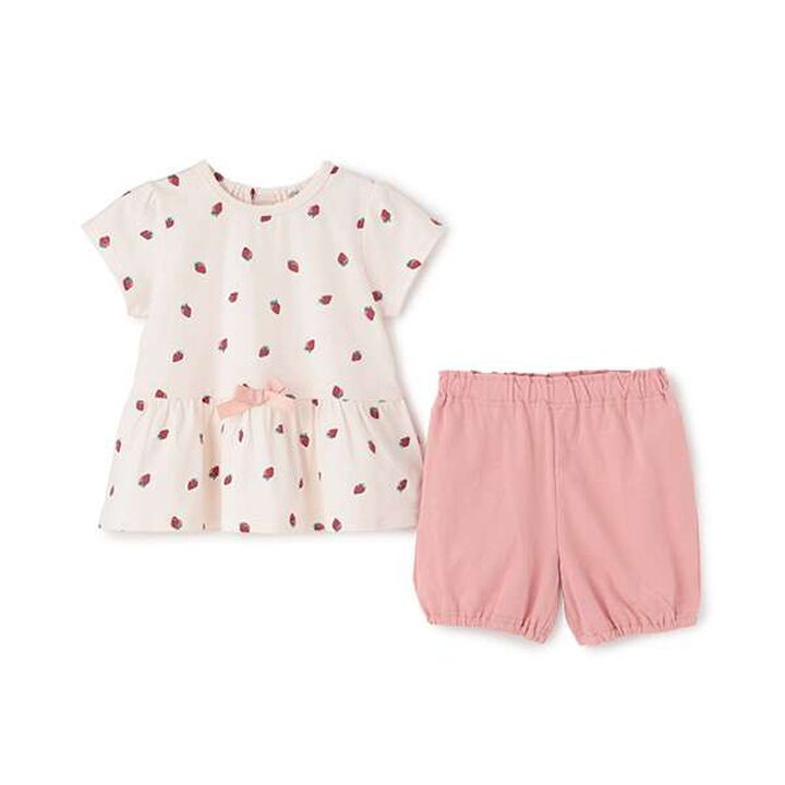 [Web Exclusive] GIRLS Short-Sleeve Pajamas,Lavender, medium image number 2