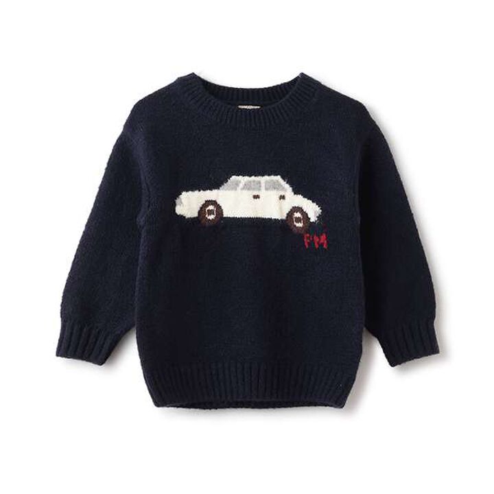 Fluffy and Soft Motif Knitwear,Ivory, medium image number 17