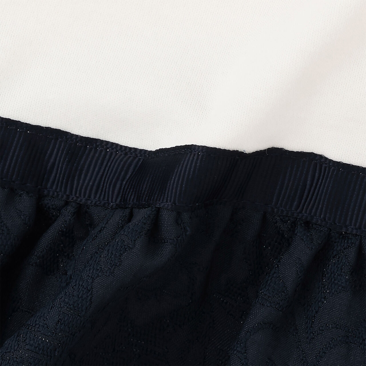 Semi-Formal Jacquard Panel One-Piece Dress,Light pink, large image number 9