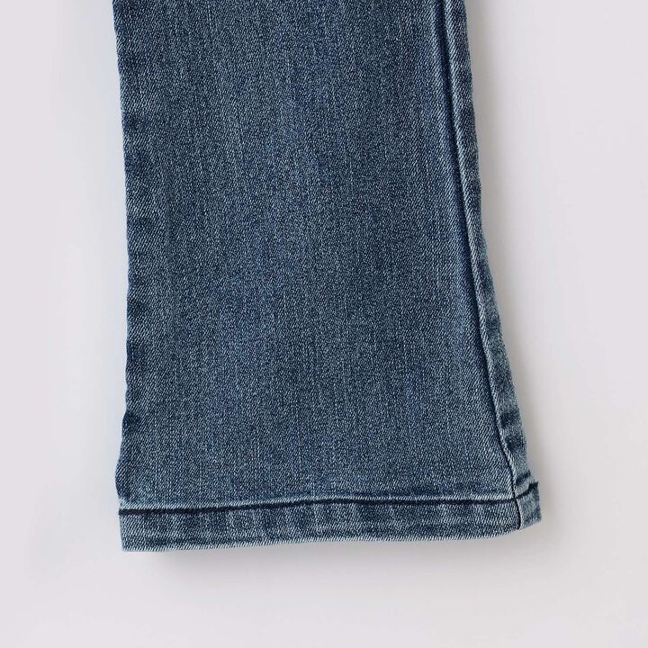 Stretch Denim Flared Pants,Blue, medium image number 16