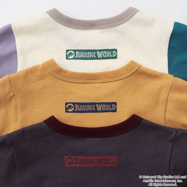 [JURASSIC WORLD] Embroidered Long-Sleeve T-Shirt,Mustard, medium image number 9