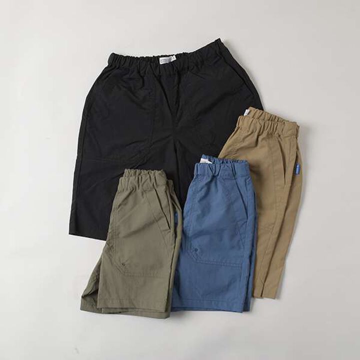 [SKIT0LY] Water-Repellent Nylon Washer Baker Half Pants,Beige, medium image number 4