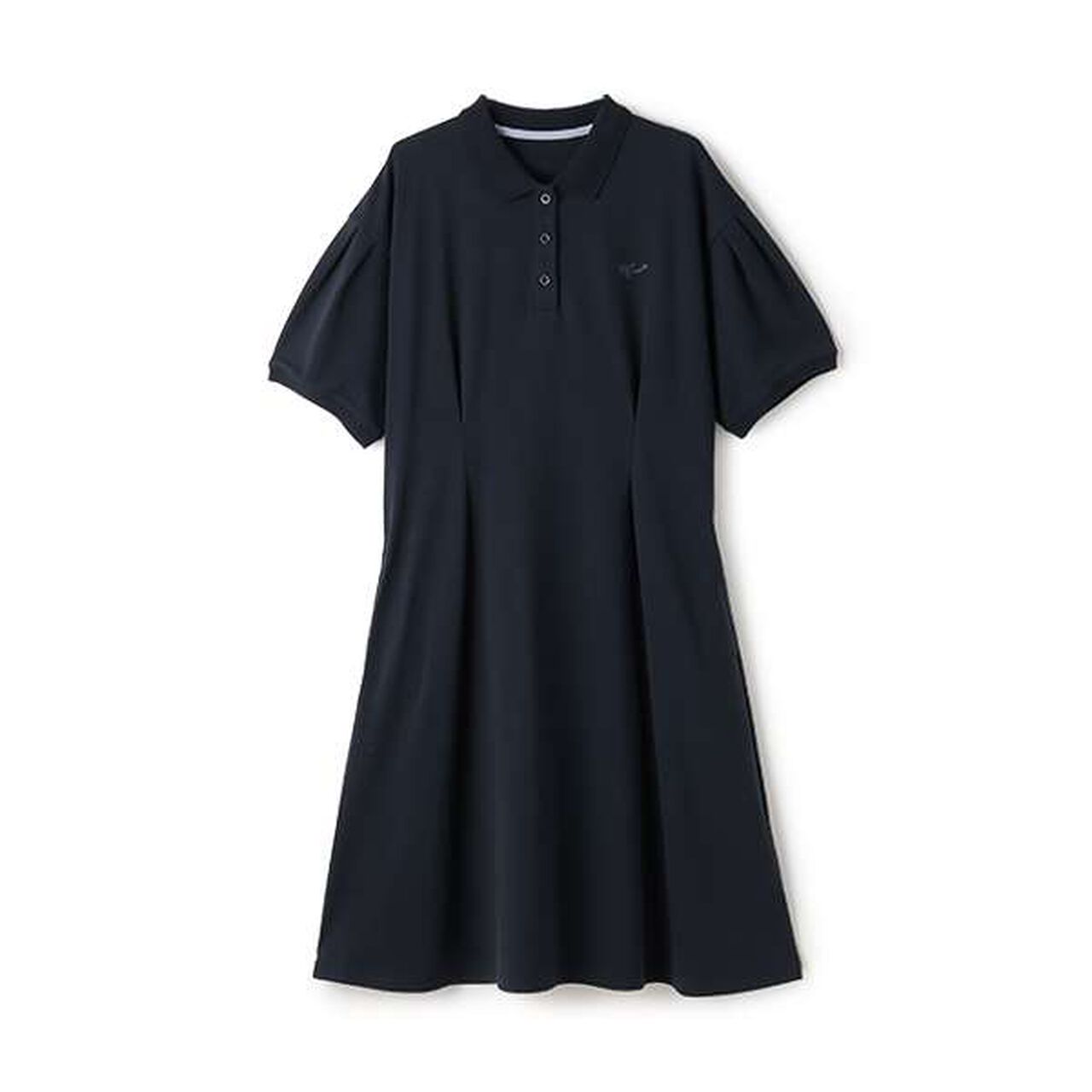 Cool Touch Polo Collar One-Piece Dress,Navy, large image number 5