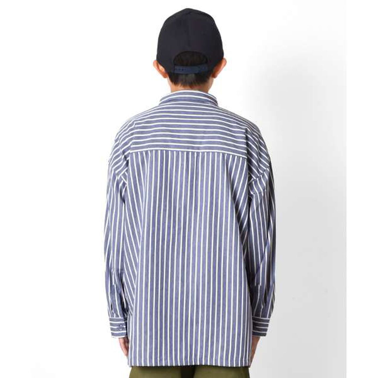 Big Long-Sleeve Shirt,White, large image number 19