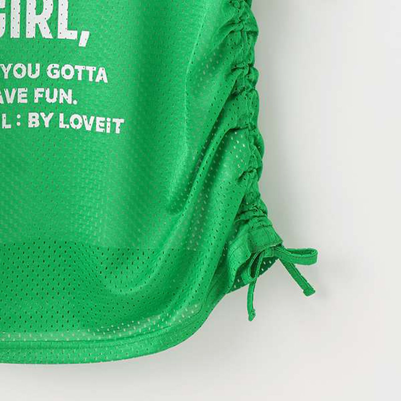 Mesh Long Sleeve T-Shirt Set,Green, large image number 12