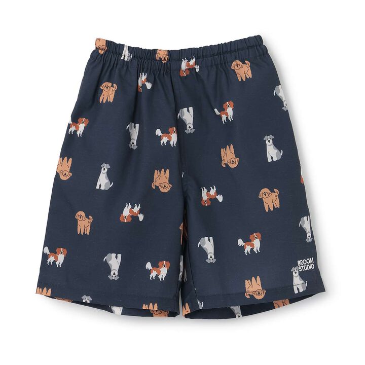 [Cool Touch] All-Over Pattern Half Pants,Black, medium image number 15