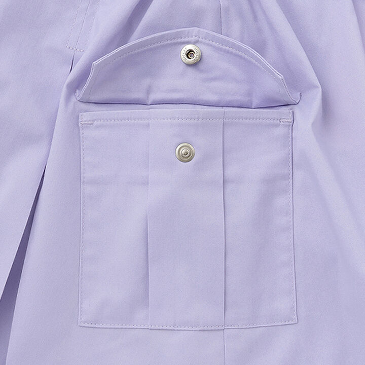 Front ZIP Culotte Skirt,Lavender, medium image number 6