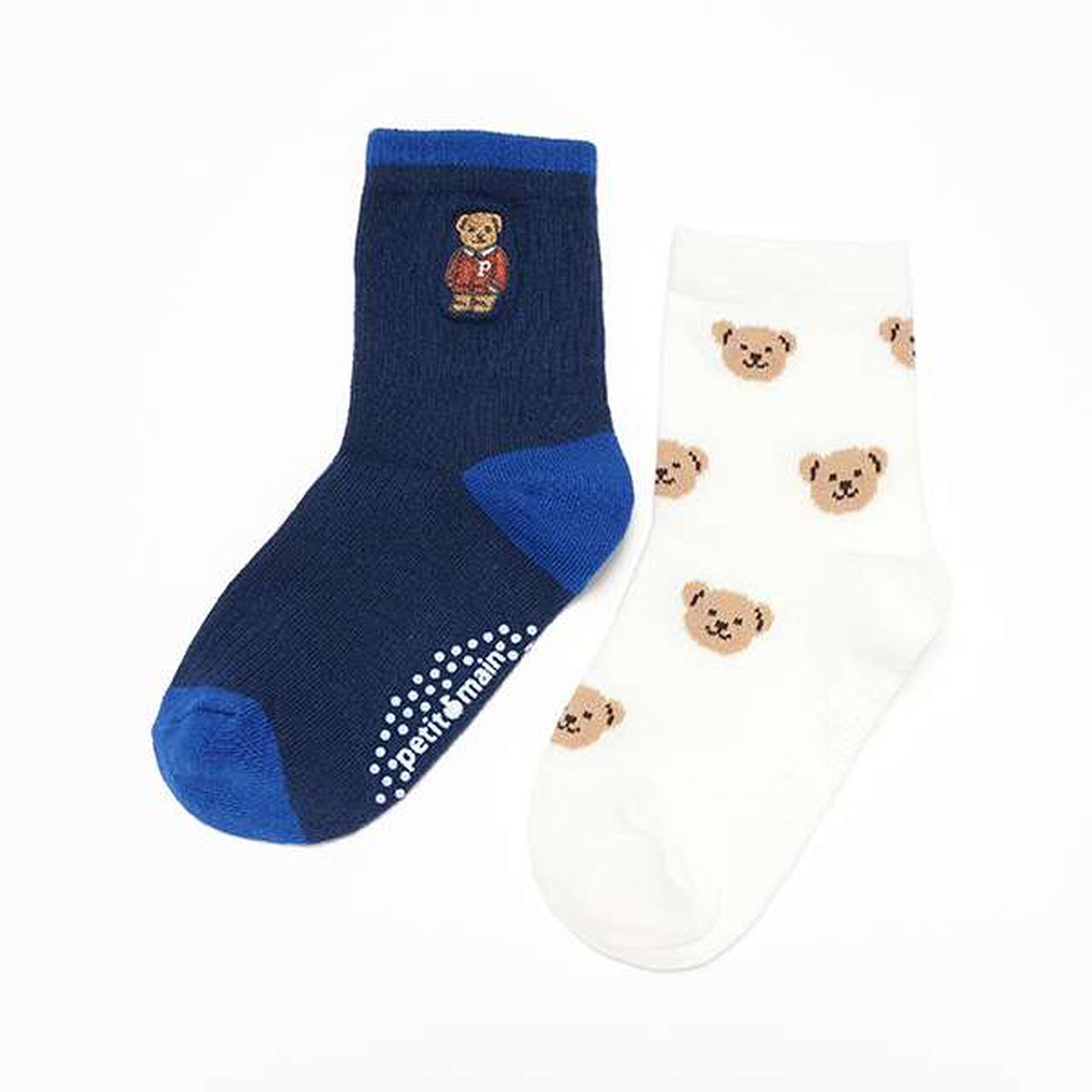 Bear Socks 2-Pack,Navy, large image number 0