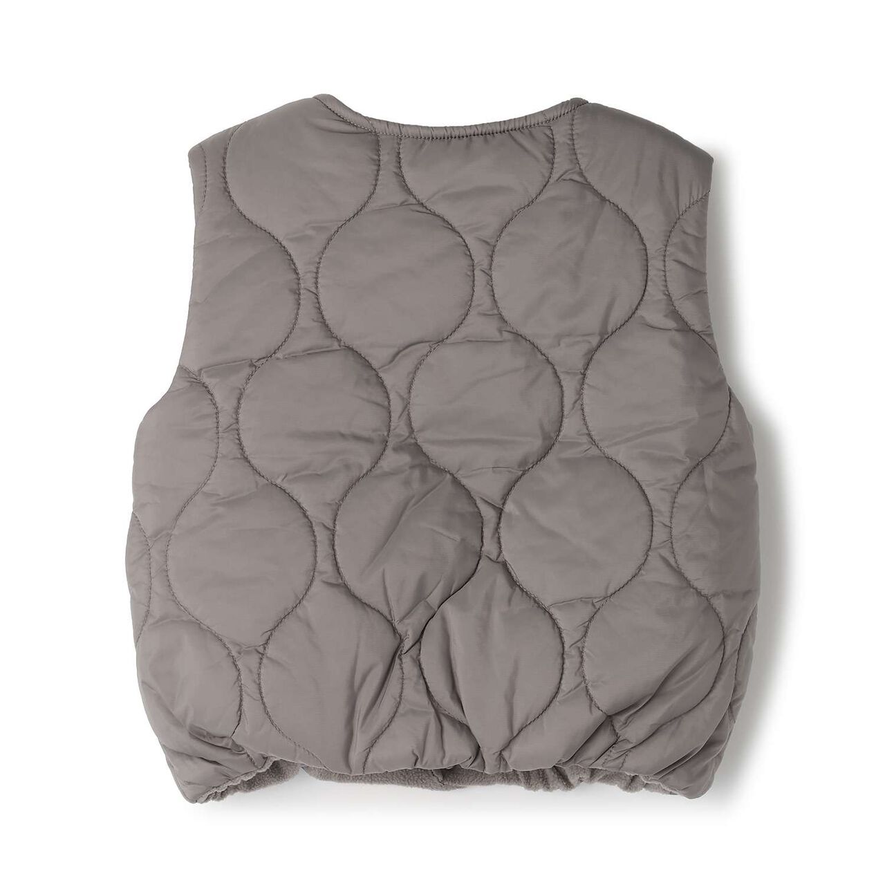 [Water-Repellent] Quilted Vest,Charcoal gray, large image number 10