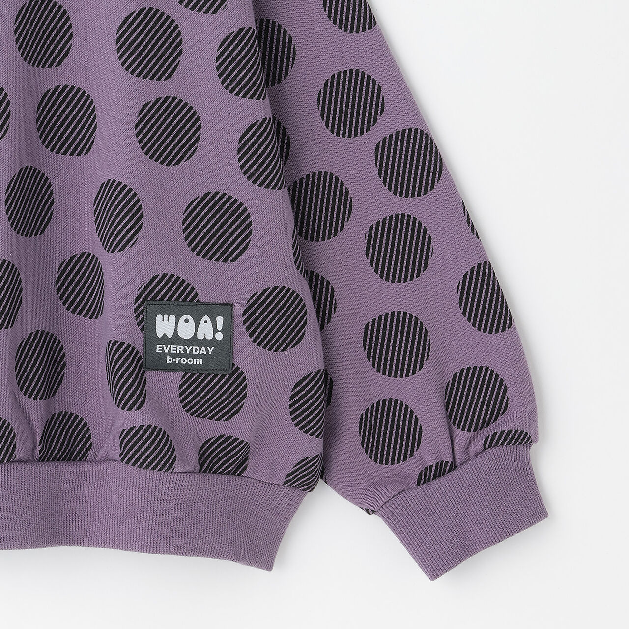 All-Over Pattern Sweatshirt [Kids Boys],Charcoal gray, large image number 5