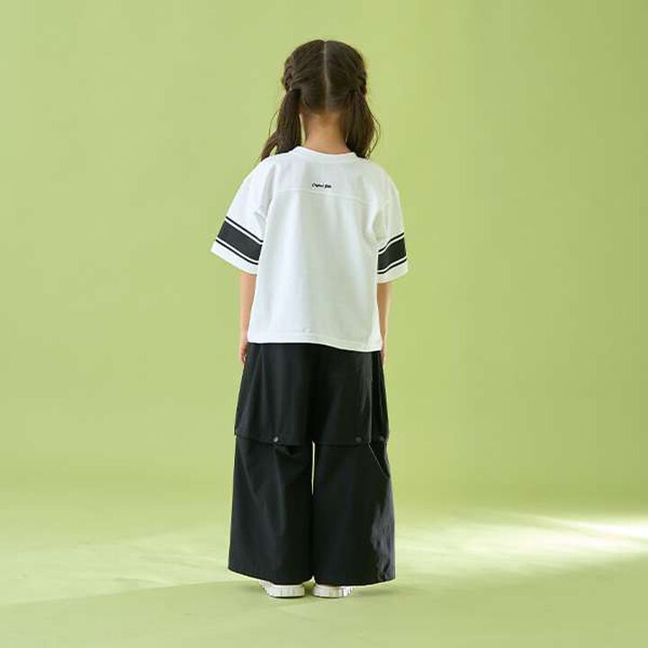 [Reversible] Line Print T-Shirt (Comfortable Jersey Fabric),Deep blue, medium image number 34