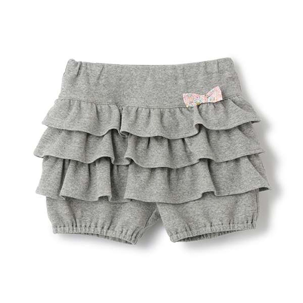 [Made in Japan] Frilled Cut Pants,Light gray, large image number 0