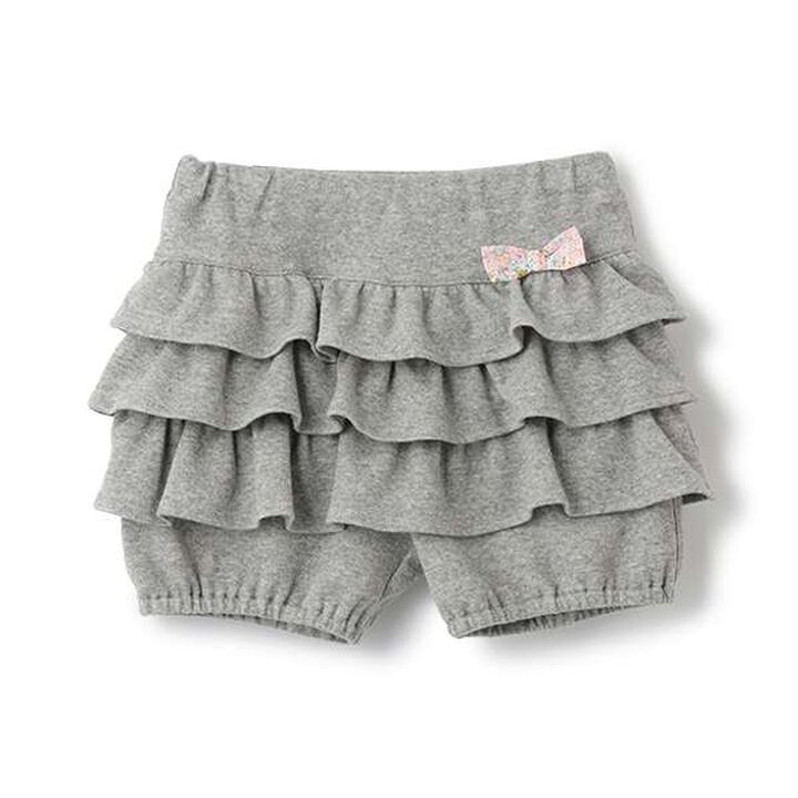 [Made in Japan] Frilled Cut Pants,Light gray, medium image number 0
