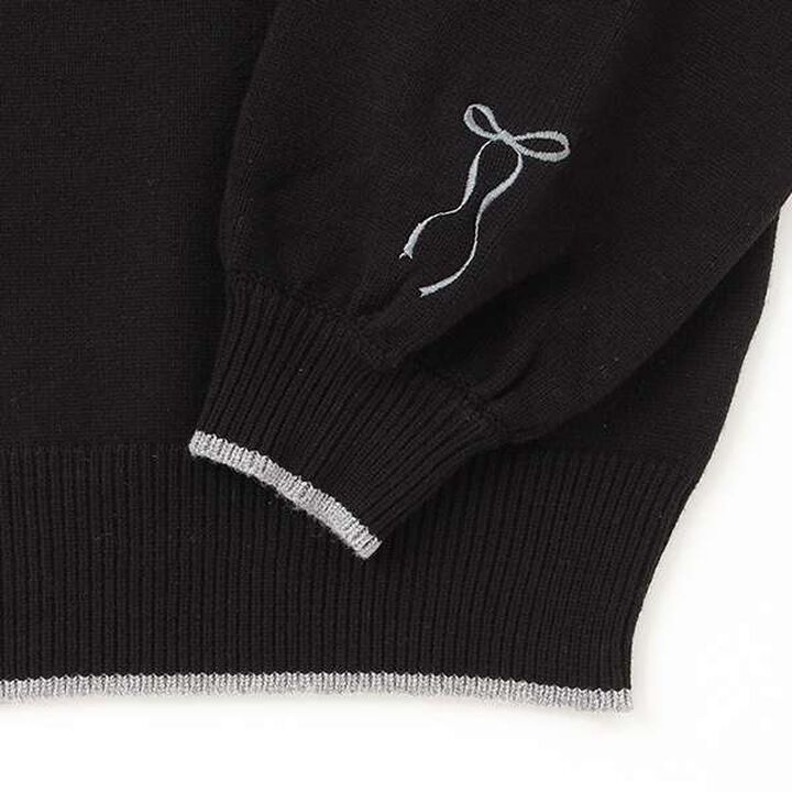 Knit Pullover & Camisole Dress Set,Black, medium image number 9