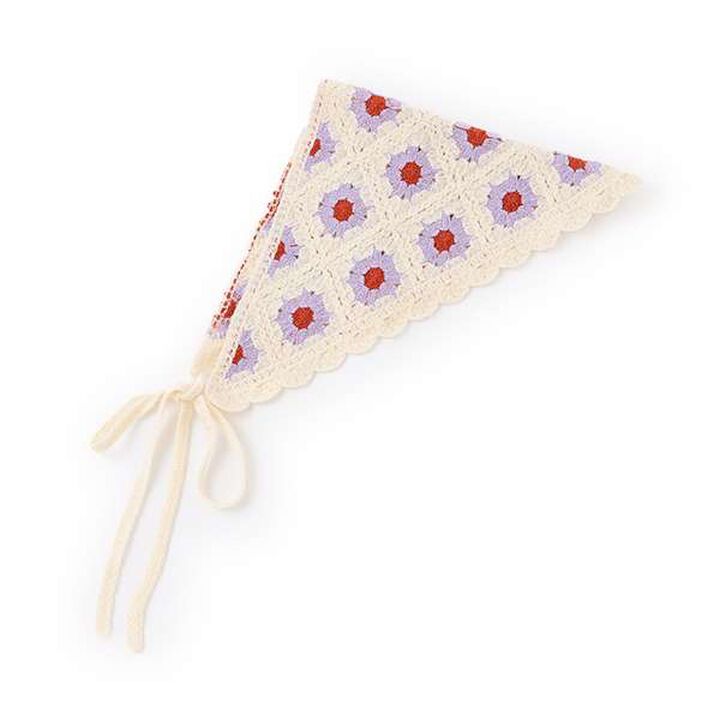 Assorted Black Crochet Babushka,Pink, medium image number 4