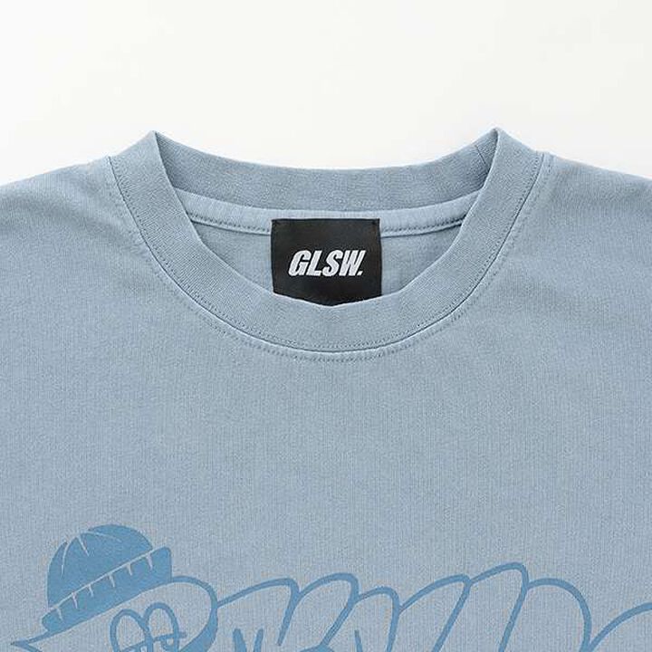 [FORGETNEVER] Heavyweight Pigment-Dyed Printed T-Shirt,Brown, medium image number 2