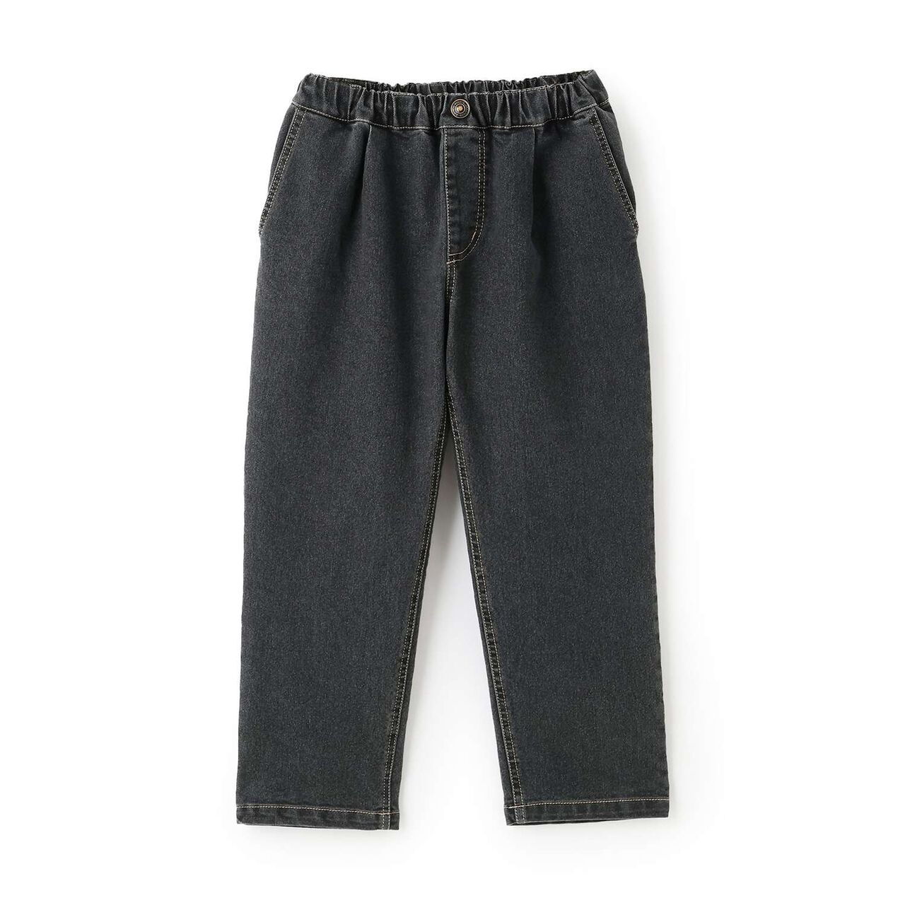 Denim Tapered Pants,Navy, large image number 20