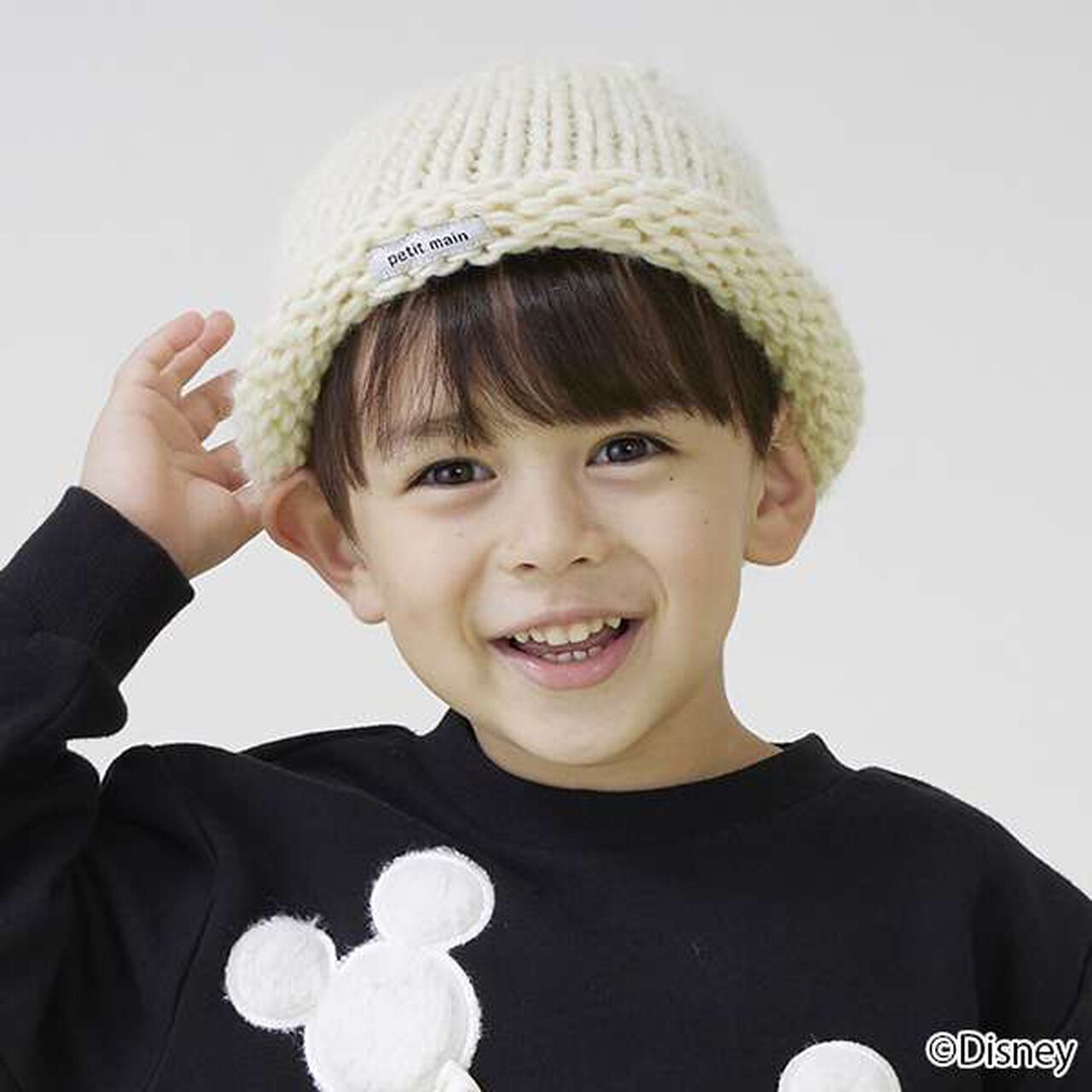 Low Gauge Roll Knit Hat,Lavender, large image number 3