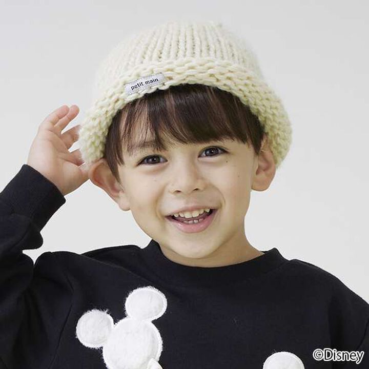 Low Gauge Roll Knit Hat,Lavender, medium image number 3