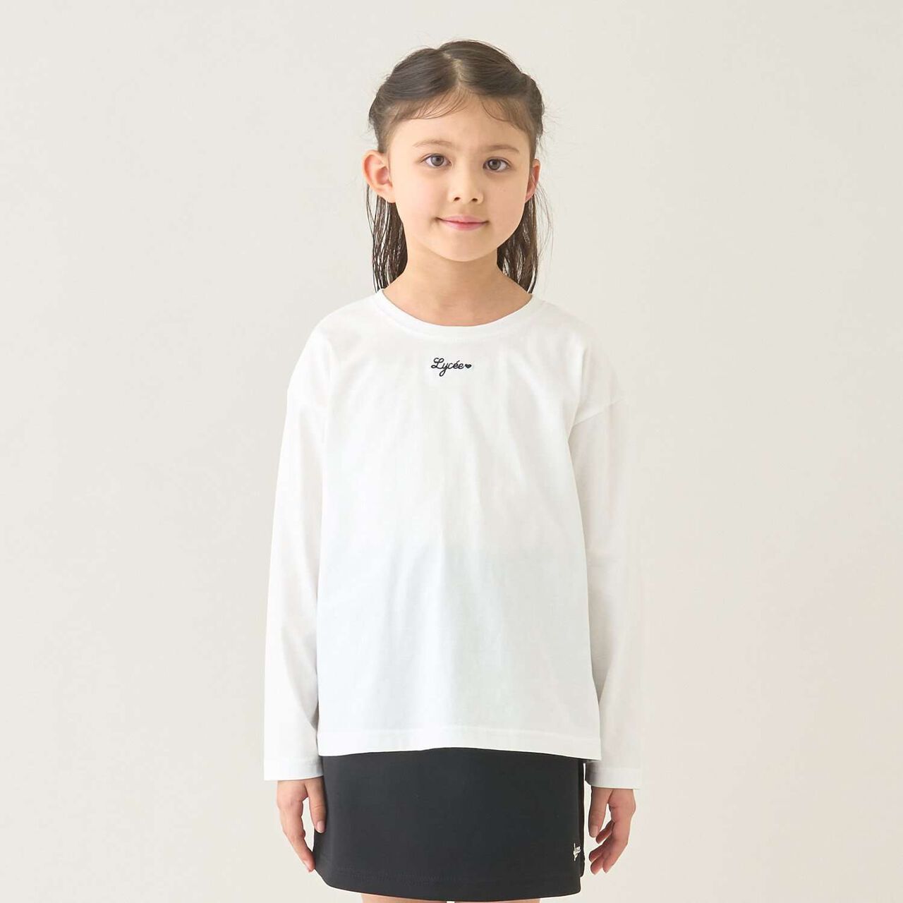 [100% Cotton] [School-Ready] A-Line T-Shirt (2-Piece Set),Sax blue, large image number 20