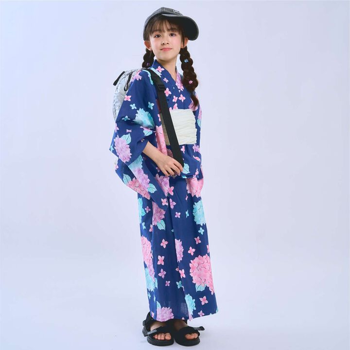 [Yukata] One-Piece Yukata Dress,Pearl white, medium image number 9
