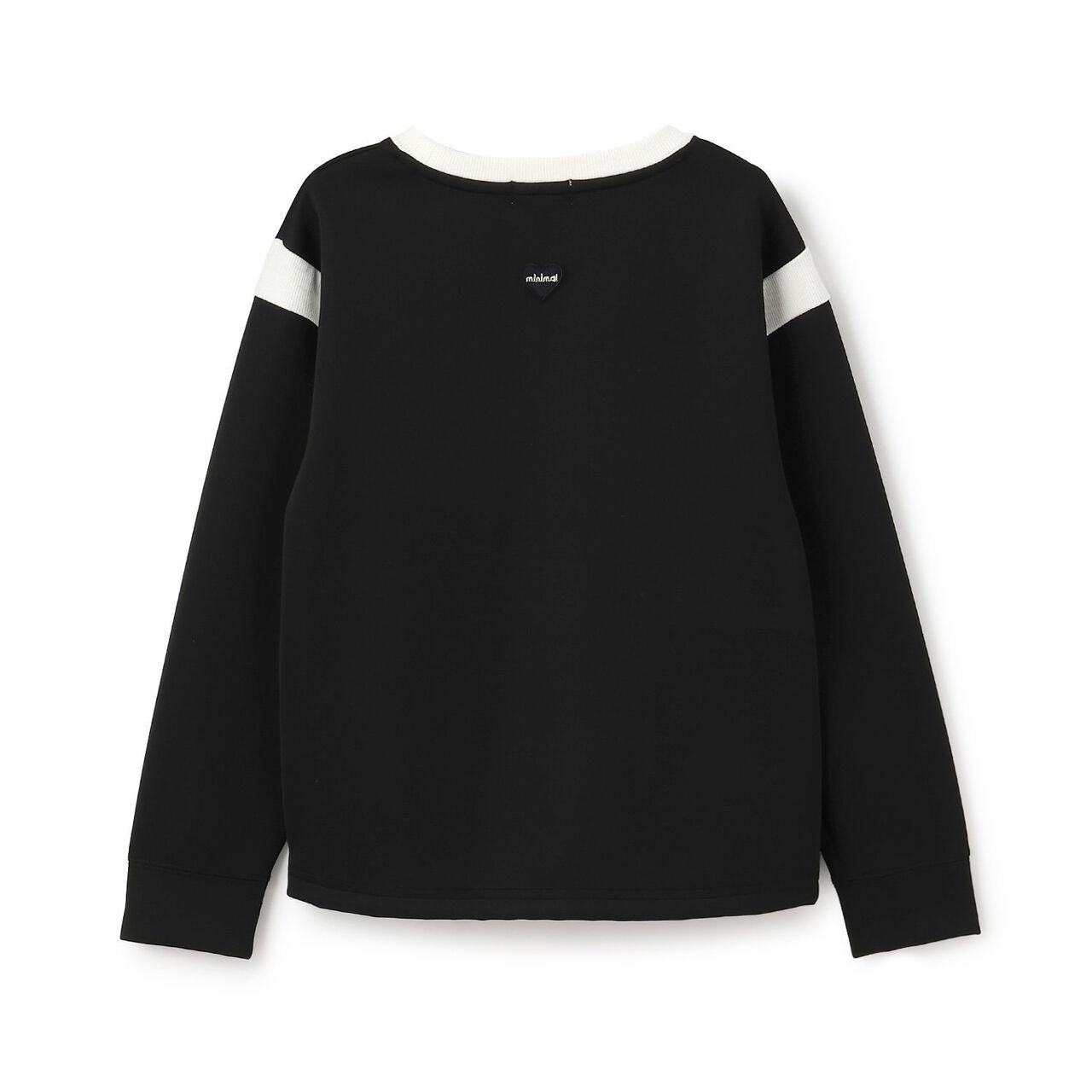 [Anti-Stain Finish] Powerpuff Girls Ponte Logo Crew,Magenta, large image number 1