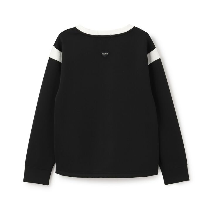 [Anti-Stain Finish] Powerpuff Girls Ponte Logo Crew,Magenta, medium image number 1