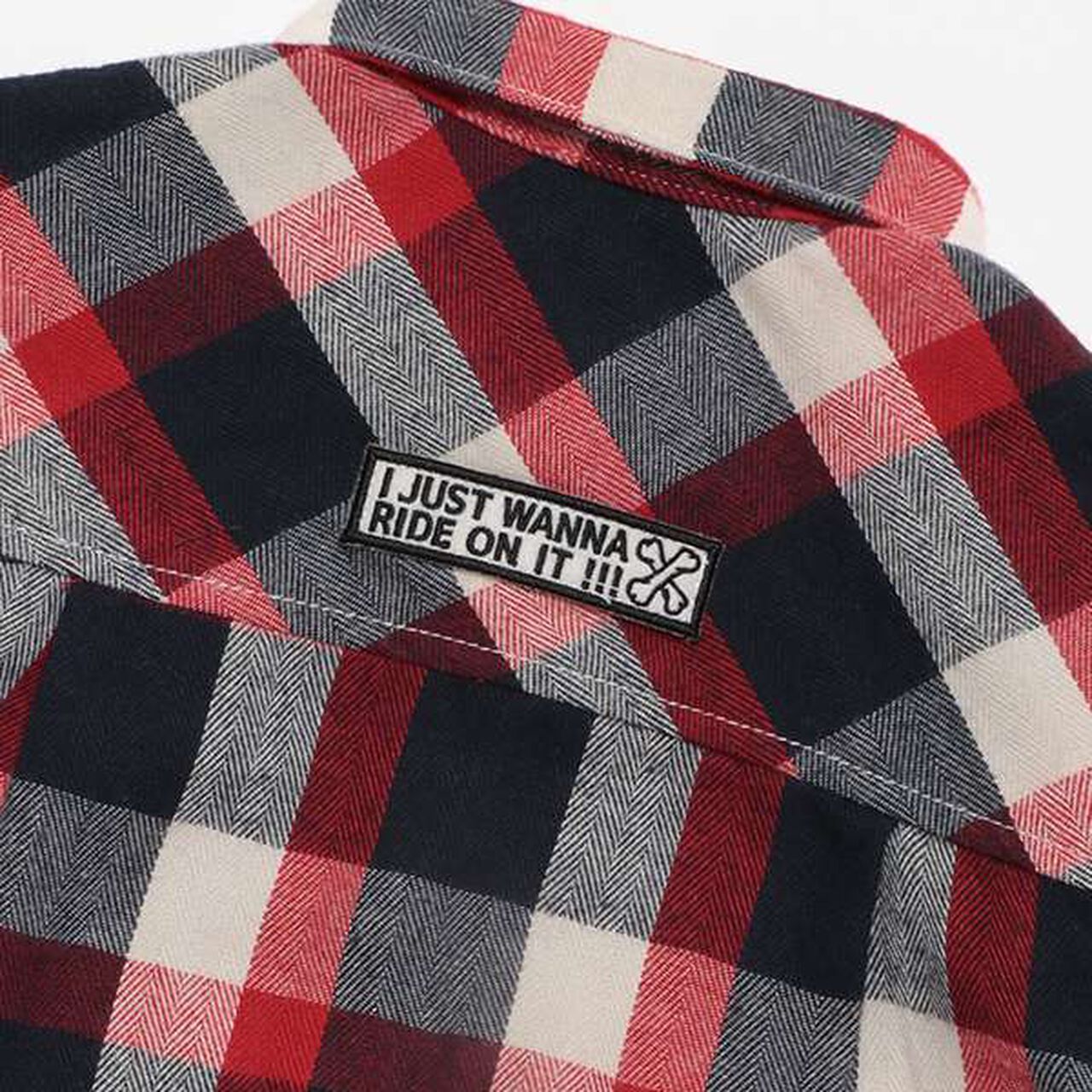 Dinosaur Check Long-Sleeve Shirt,Green, large image number 6