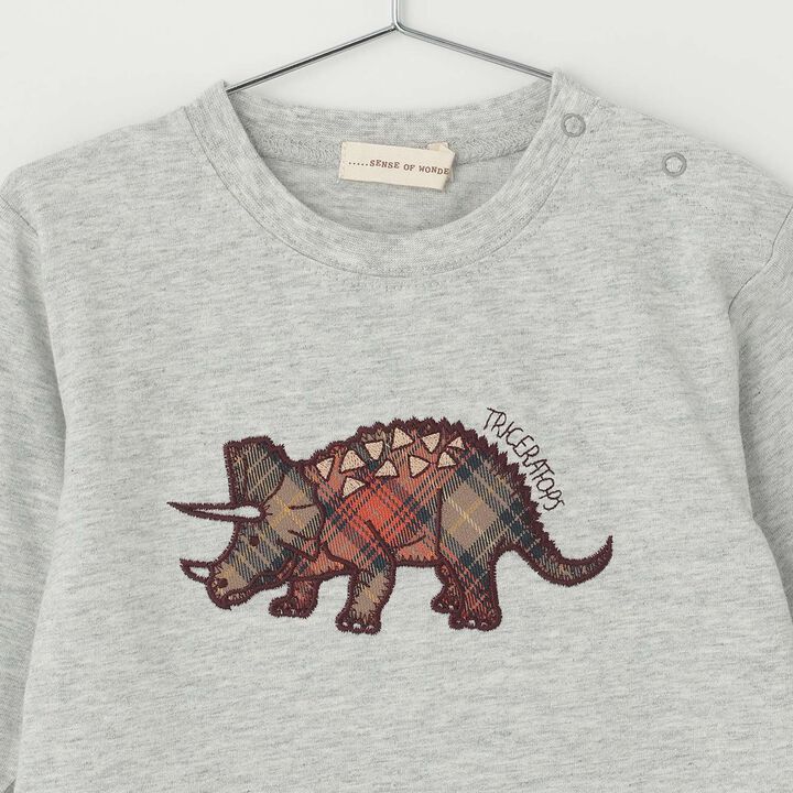 Dinosaur Egg Long-Sleeve T-Shirt,Light blue, medium image number 2