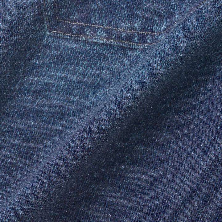 Denim-Style Transfer Print Bare Jersey Leggings,Navy, medium image number 4