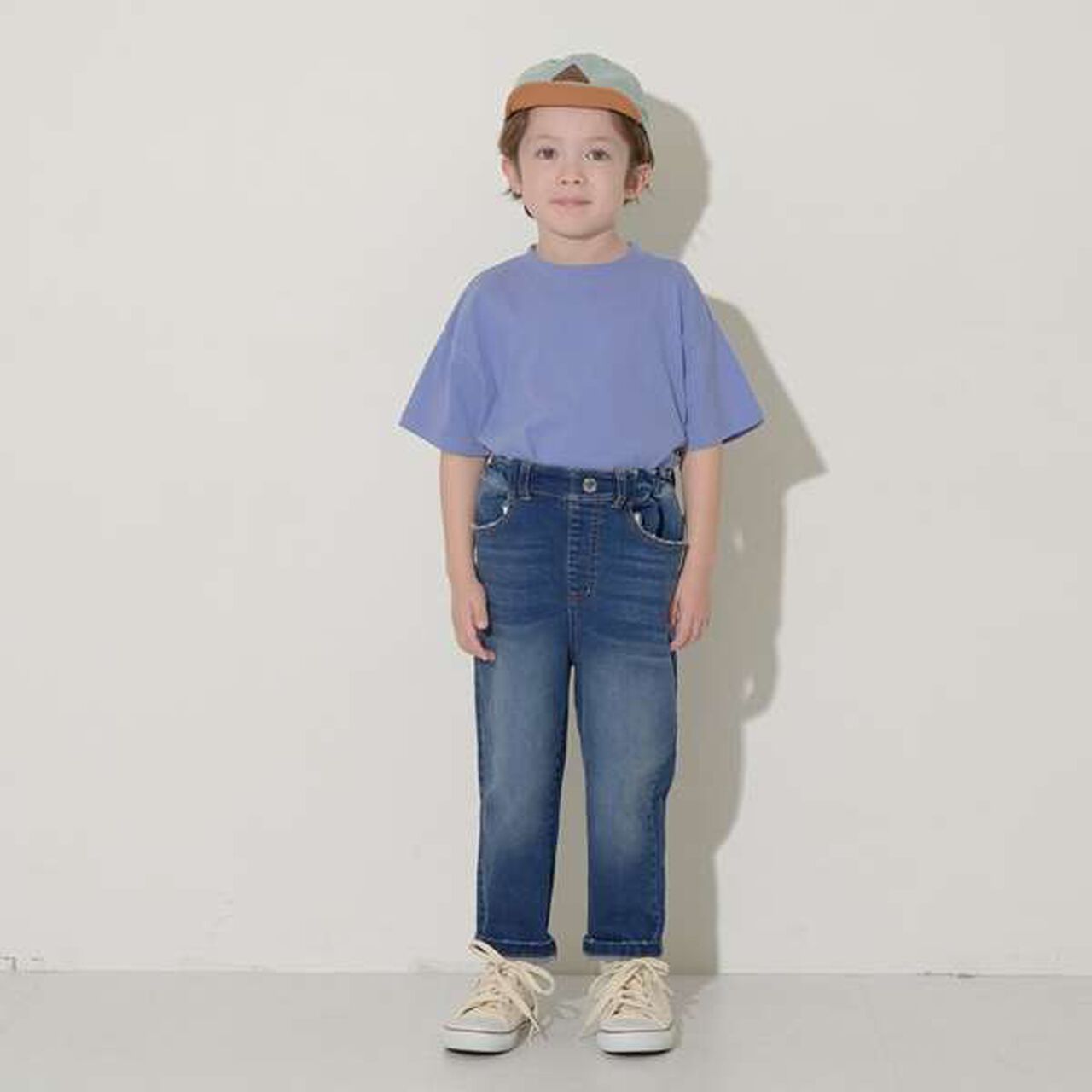 Non-Deforming Soft Cotton Hem Slit Simple Big T-Shirt,Charcoal gray, large image number 5