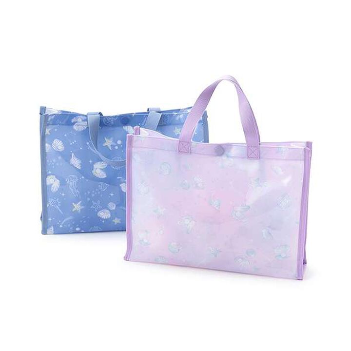 Shell Pattern Swim Bag,Lilac, medium image number 5