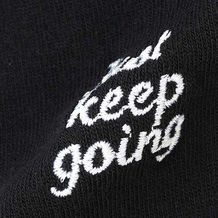 Logo Embroidered Knee-High Socks,Off white, medium image number 3