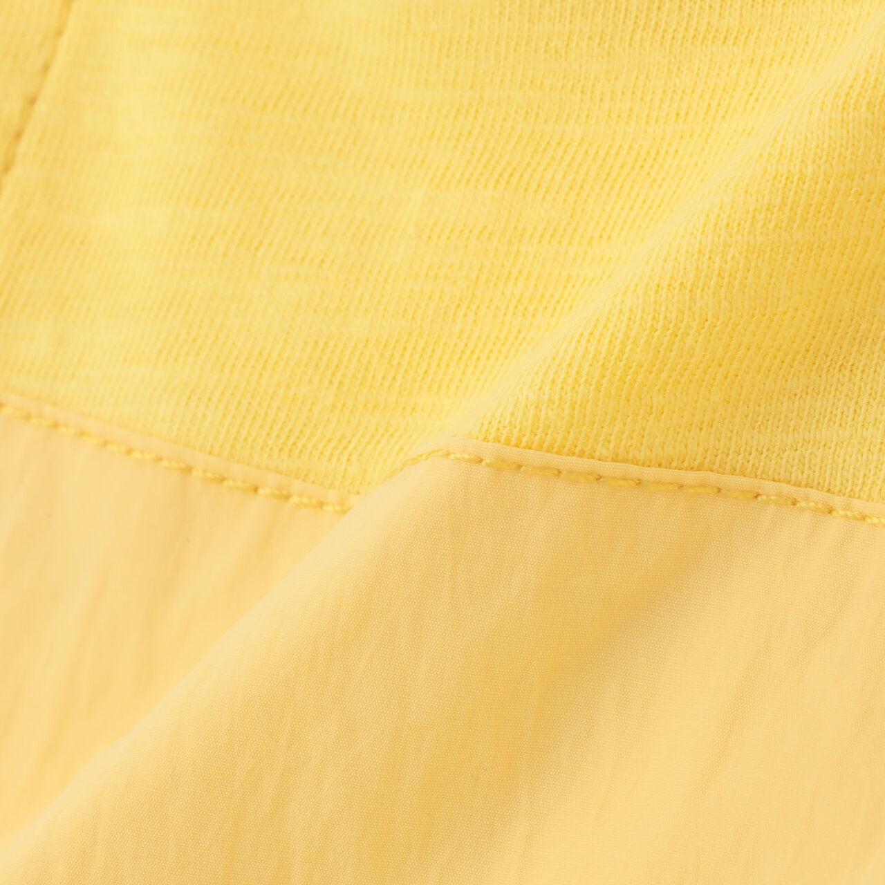 Knit Bear Motif Half Pants,Yellow, large image number 6