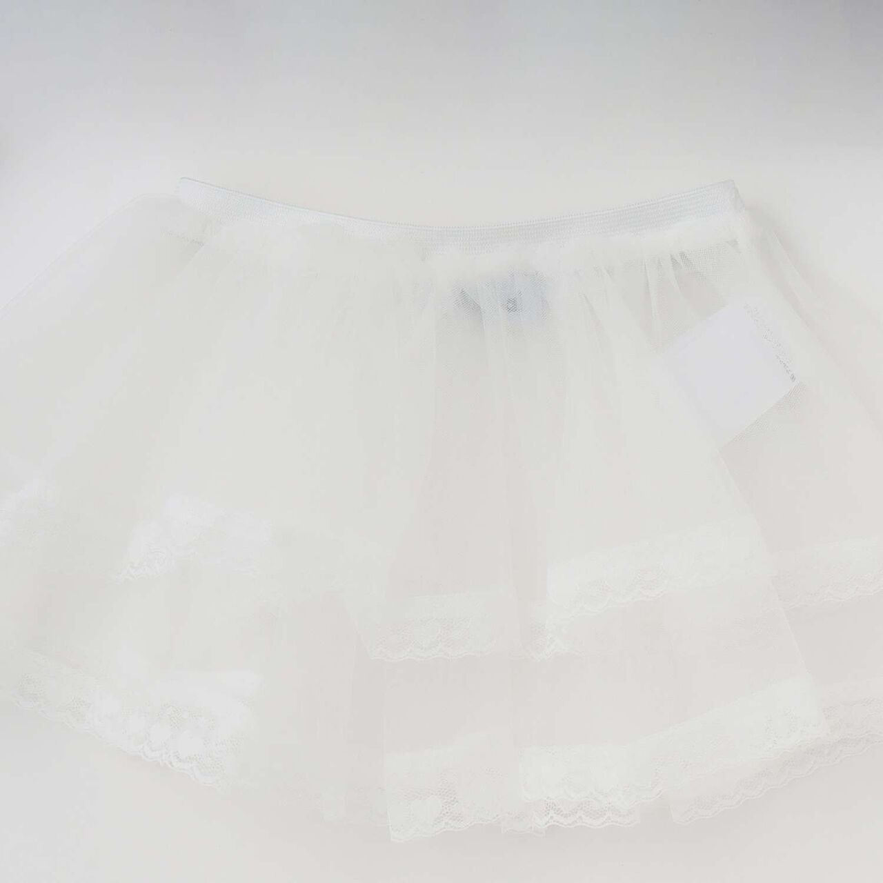 Tulle Frill Belt,Off white, large image number 4