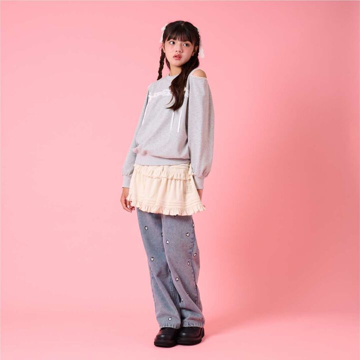 Calla Crepe Tiered Skirt,Black, medium image number 4