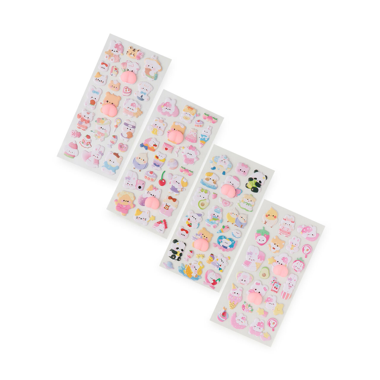 Animal Tail Stickers,Peach, large image number 6