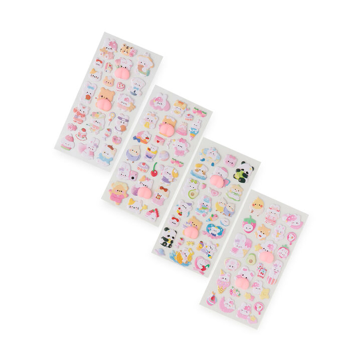 Animal Tail Stickers,Peach, medium image number 6