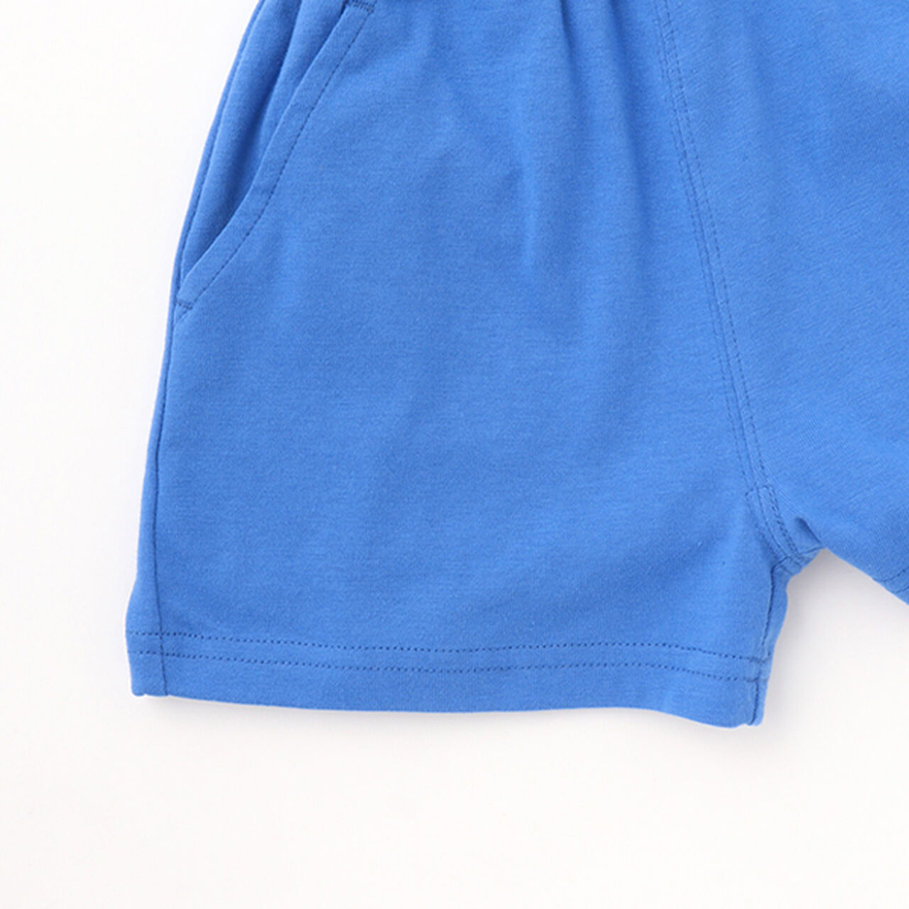 [Stain-Resistant & Water-Repellent] One-Point Embroidery 4/4 Length Pants,Blue, large image number 9