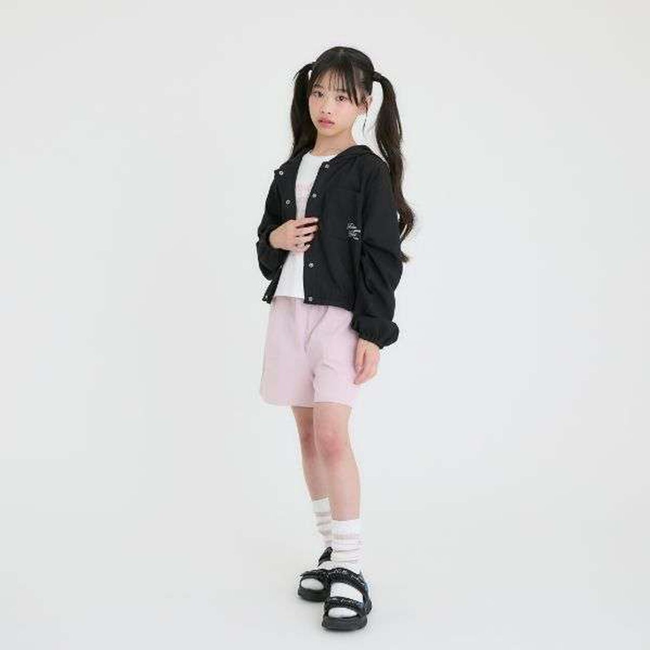 [Exclusive] UV Protection & Cool Touch Short Bomber Jacket,Black, large image number 11