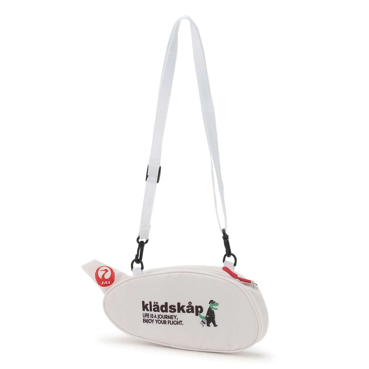 [JAL] Airplane Pouch,White, large image number 1